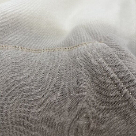 CHAMPION Girl's Medium Dip Dye Ombre Hoodie Beige Tan - Picture 7 of 7